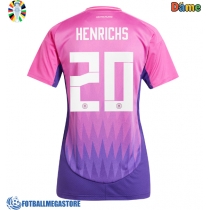 Fotballdrakt Dame Tyskland Benjamin Henrichs #20 Bortedrakt EM 2024 Kortermet